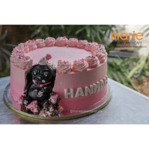 Pug Birthday Cake