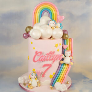 Unicorn and Rainbow Cake